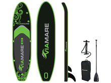 Lade das Bild in den Galerie-Viewer, SUP Stand up Paddle Board Set VIAMARE 330 S Octopus green/black