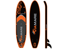 Lade das Bild in den Galerie-Viewer, SUP Stand up Paddle Board Set VIAMARE 330 S Octopus orange/black