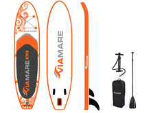 Lade das Bild in den Galerie-Viewer, SUP Stand up Paddle Board Set VIAMARE 330 S Octopus orange