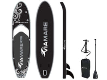 Lade das Bild in den Galerie-Viewer, SUP Stand up Paddle Board Set VIAMARE 330 S Octopus white/black