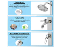 Lade das Bild in den Galerie-Viewer, VIAMARE Solar Shower - Gartendusche
