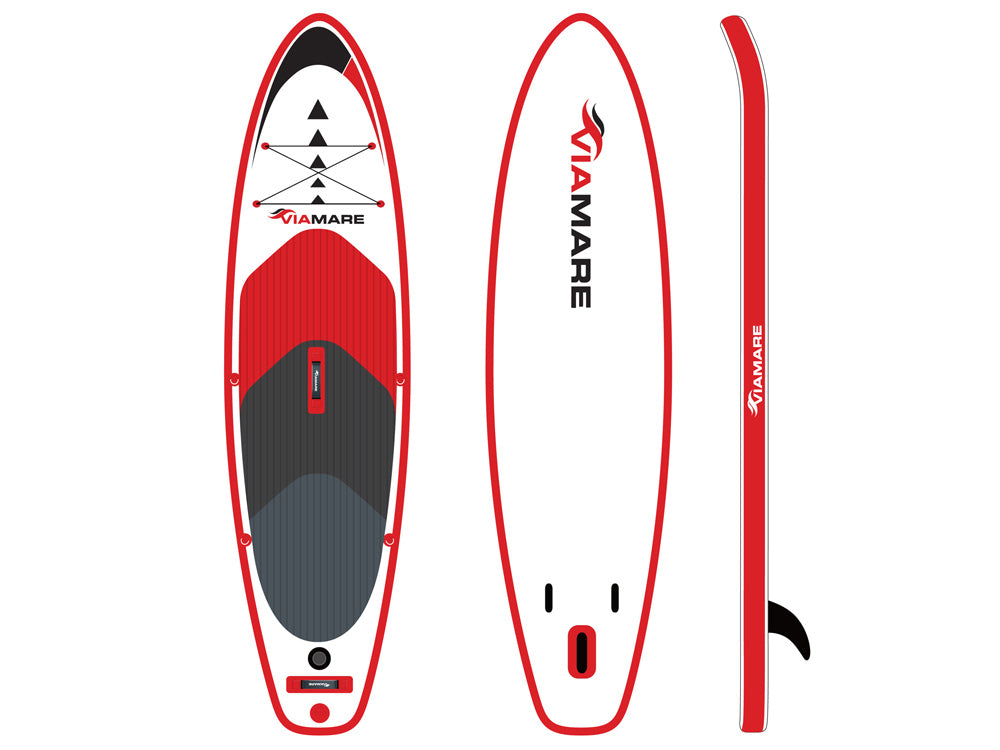 SUP Stand up Paddle Board Set VIAMARE 300 S red