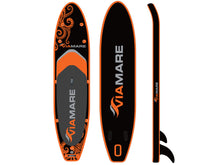 Lade das Bild in den Galerie-Viewer, SUP Stand up Paddle Board Set VIAMARE 330 S Octopus orange/black
