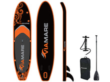 Lade das Bild in den Galerie-Viewer, SUP Stand up Paddle Board Set VIAMARE 330 S Octopus orange/black

